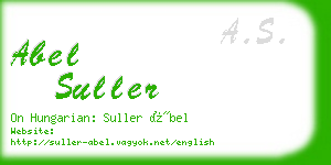 abel suller business card